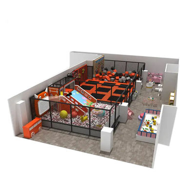 High Quality Custom Indoor Playground Kids Large Play Jumping Area Trampoline Park