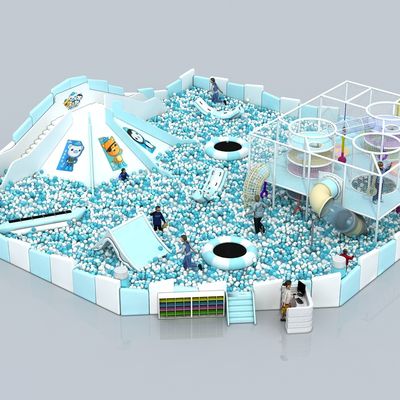 Playground Children Adventure Play Center Indoor Ball Pool Trampoline Big Slide Indoor Playground for Kids