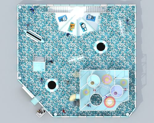 Playground Children Adventure Play Center Indoor Ball Pool Trampoline Big Slide Indoor Playground for Kids