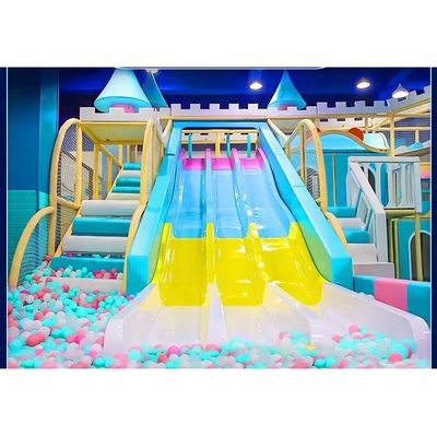Playground Children Adventure Play Center Indoor Ball Pool Trampoline Big Slide Indoor Playground for Kids