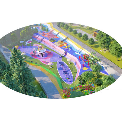 Children's Trampoline Park Indoor and Outdoor Net Red Non-standard Non-power Swing Climbing Amusement