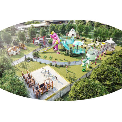 Children's Trampoline Park Indoor and Outdoor Net Red Non-standard Non-power Swing Climbing Amusement