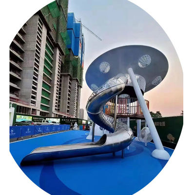 Large Outdoor Non-standard Stainless Steel Slide Aerial Themed Amusement Equipment Wooden Homeuse Swing and Set Platform