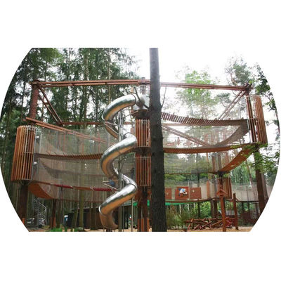 Outdoor Amusement Park Customized Cheap Kids Slide Wooden Outdoor Stainless Steel Playground