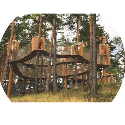 Outdoor Amusement Park Customized Cheap Kids Slide Wooden Outdoor Stainless Steel Playground