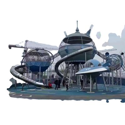 Customized Indoor Outdoor Tube Stainless Slide Steel Playground for Sale