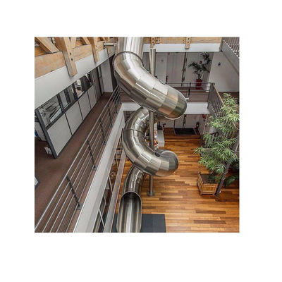 Outside and Indoor Large Spiral Slide Kids Outdoor Tube Slides Adults Outdoors Stainless Steel Slide