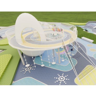 Design Kids Outdoor Playground Park Outdoor Stainless Steel Slide Customized Outdoor Amusement Equipment