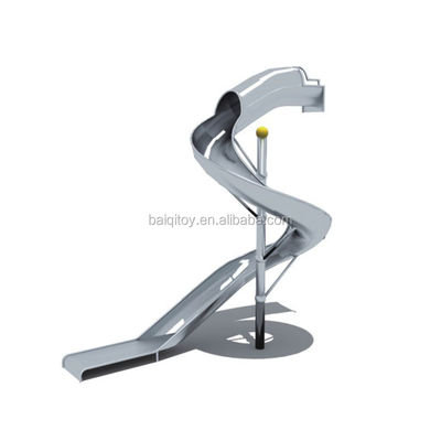 Amazing Large Commercial Stainless Steel Playground Slide for Kids and Adults