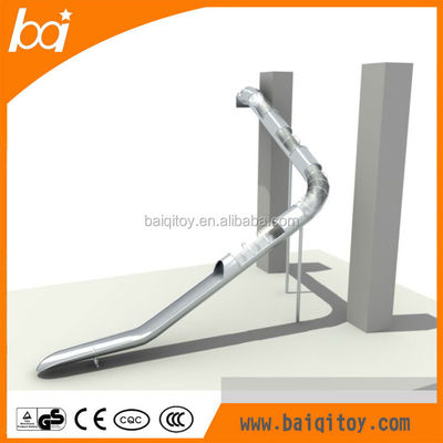 Playground Stainless Steel Slide, Custom Stainless Steel Tube Slide