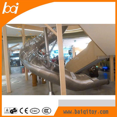 Stainless Steel Spiral Slides, Custom Interior Stainless Steel Slides Factory