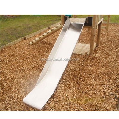 Outdoor Beach Combined with Stainless Steel Slide Fun Amusement Equipment