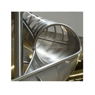 Custom Stainless Steel Outdoor Slippery Slide on the Playground Equipment