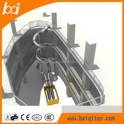 Custom Stainless Steel Outdoor Slippery Slide on the Playground Equipment