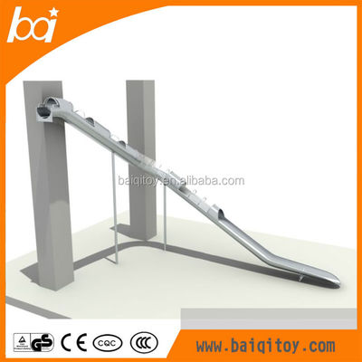 Custom Stainless Steel Outdoor Slippery Slide on the Playground Equipment