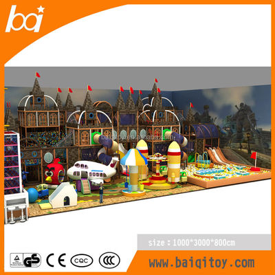 Baiqi Special Kids Castle Used Indoor Amusement Park Equipment With Ball Pool