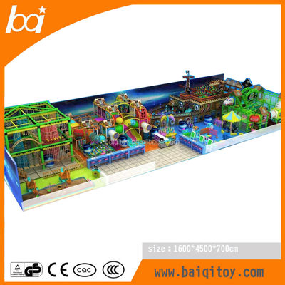 Baiqi Special Kids Castle Used Indoor Amusement Park Equipment With Ball Pool