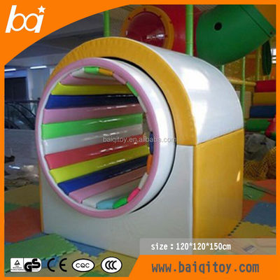 Baiqi Space Spinner Kids Electronic Soft Play Child Indoor Play Structure with Slide