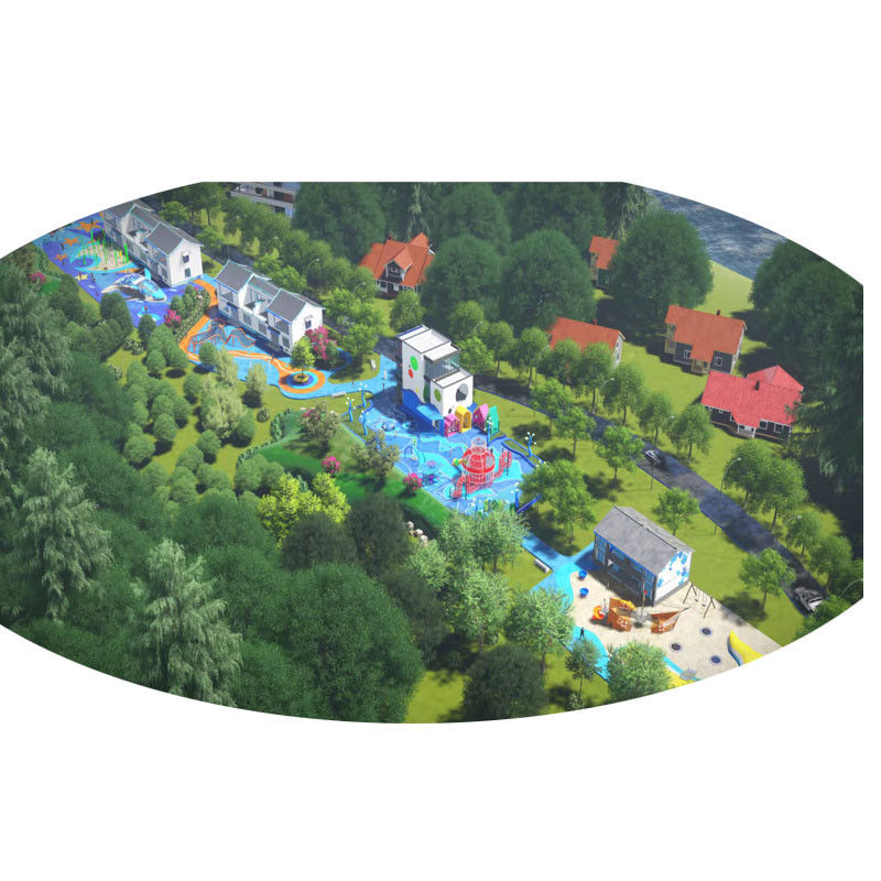 Children's Trampoline Park Indoor and Outdoor Net Red Non-standard Non-power Swing Climbing Amusement